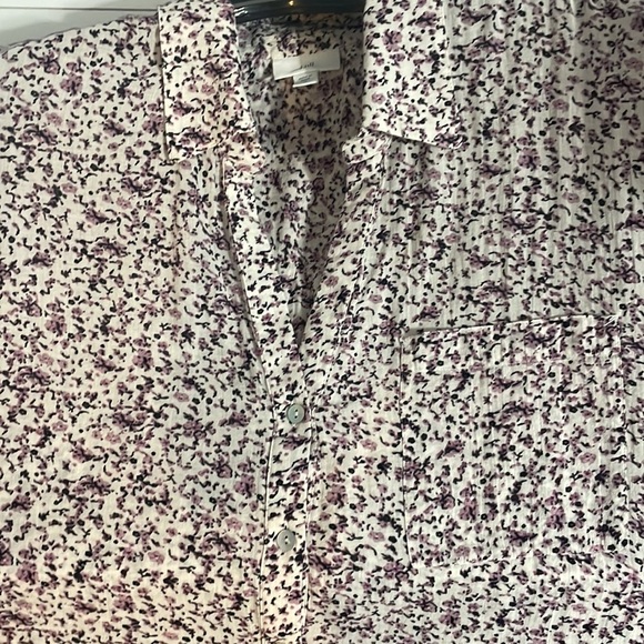 J.Jill Floral Long Sleeve Top Size XL - Picture 5 of 7